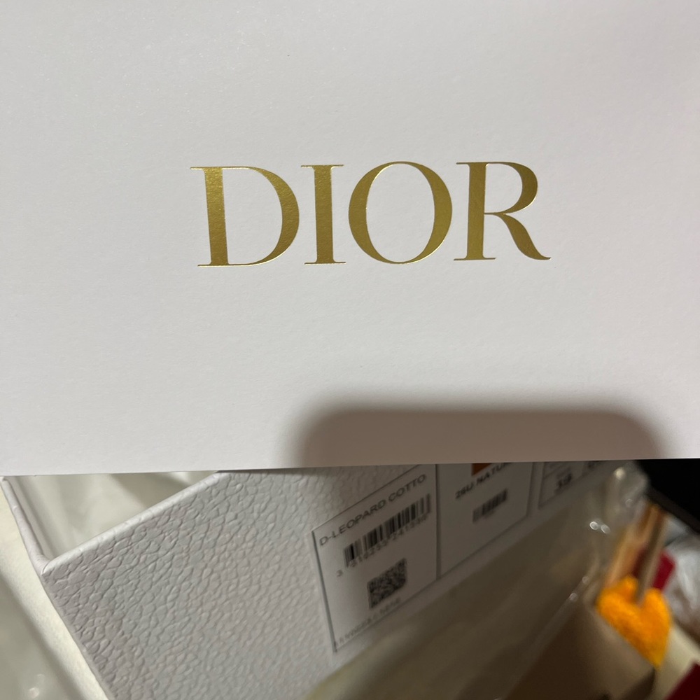 Limited Edition Christian Dior ANIMAL PRINT Black and Tan Sneakers size 9, $450 - Picture 10 of 15